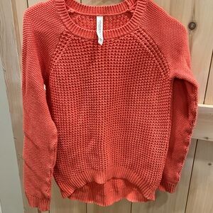 Aeropostale coral/salmon colored knit sweater